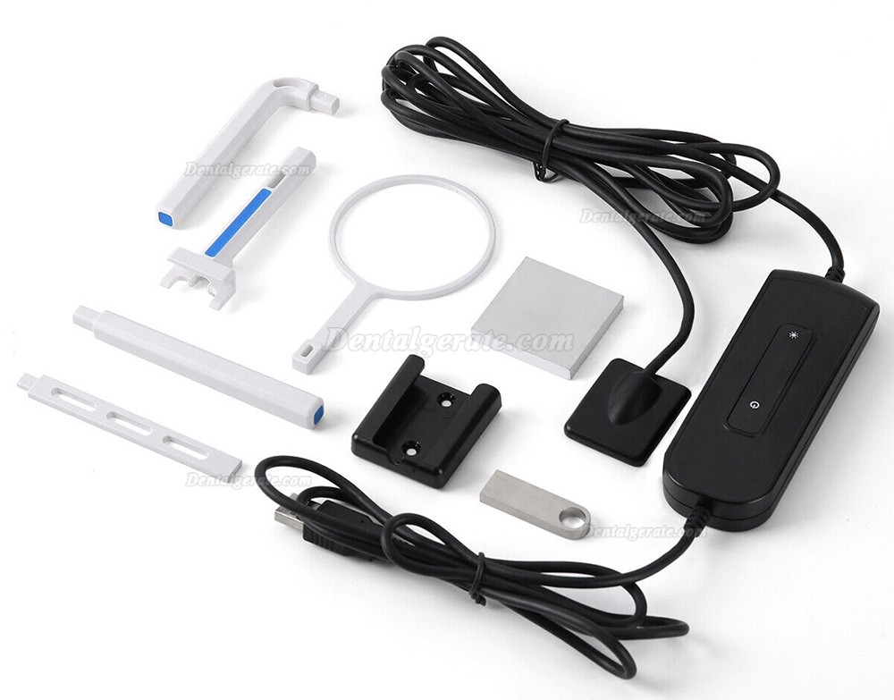 Dental USB Digitaler Intraoral R&ouml;ntgensensor mit R&ouml;ntgenhalter & 500 St&uuml;ck Schutzh&uuml;lle